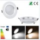 9W/12W AC 110W/230V Ultra Slim Diffuse LED White Recessed Downlight Ceiling Light Dimmable